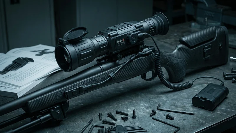 POTD: Nocpix ACE H50R Thermal Riflescope On Suppressed Ruger Rifle